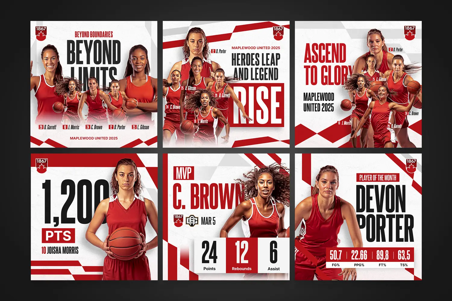 basketball instagram templates psd download