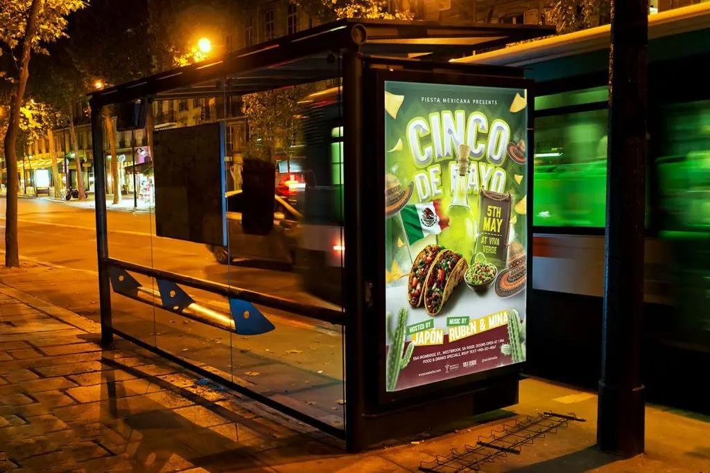 cinco de mayo flyer psd template