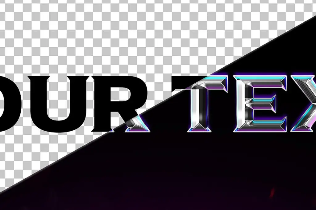free 3D epic metal text effect Photoshop download