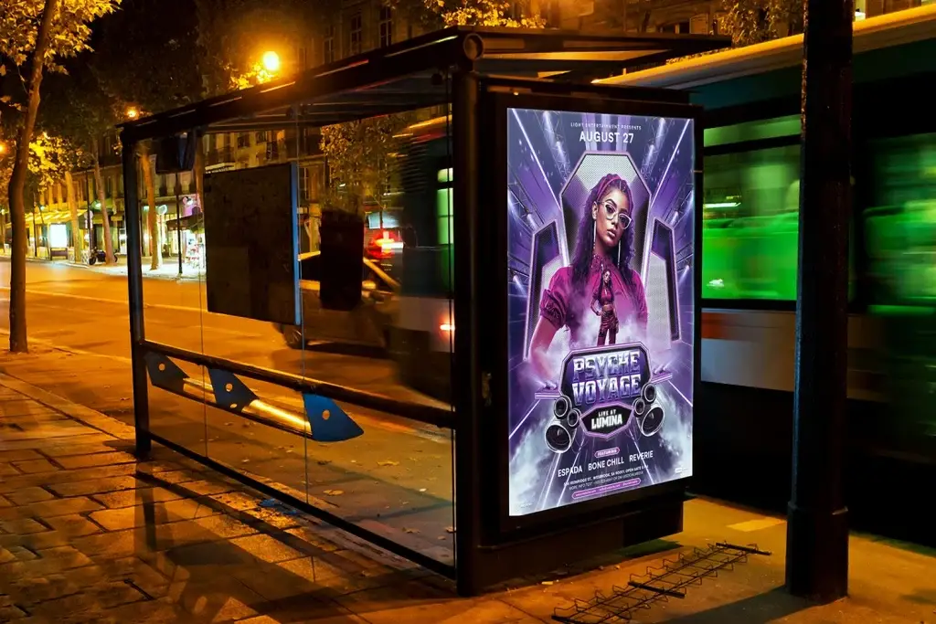 dj flyer template psd