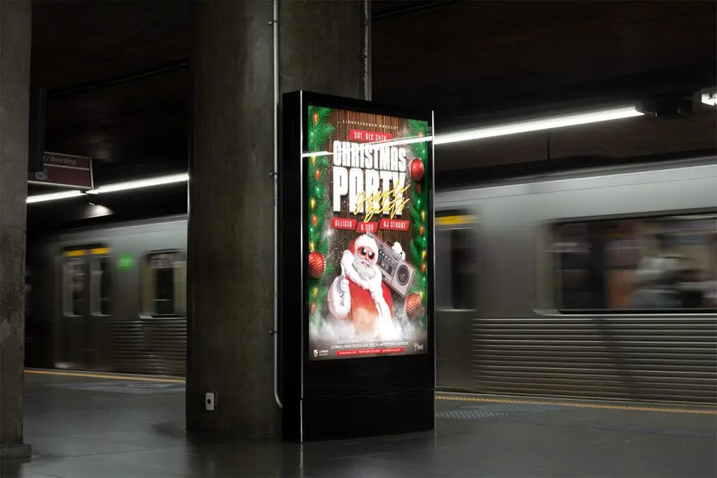 Christmas Party Flyer Template PSD Download